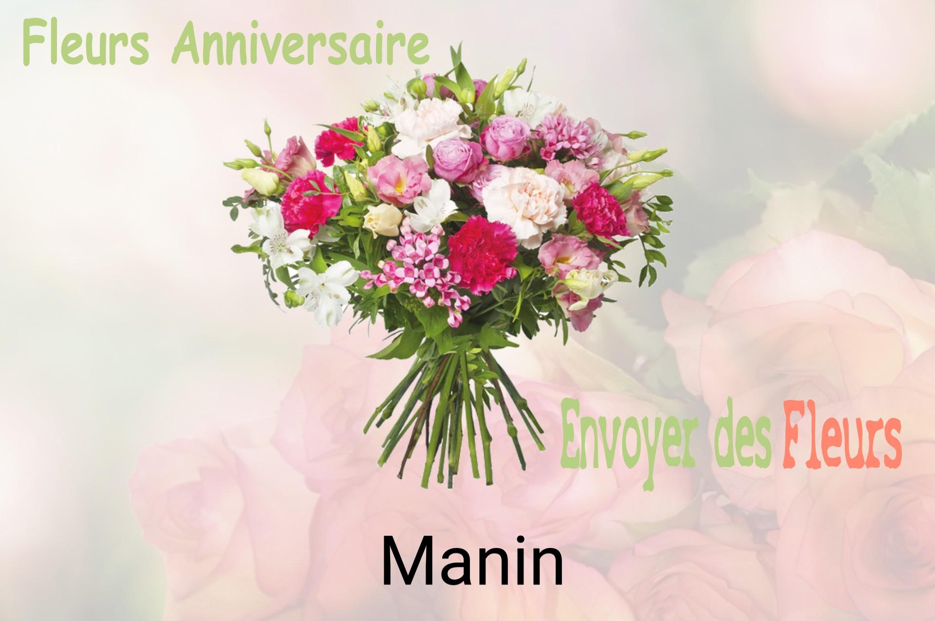 Bouquet de fleurs d’anniversaire livré à Manin
